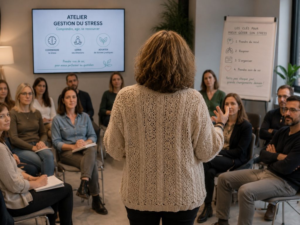 Formation gestion du stress au travail en atelier